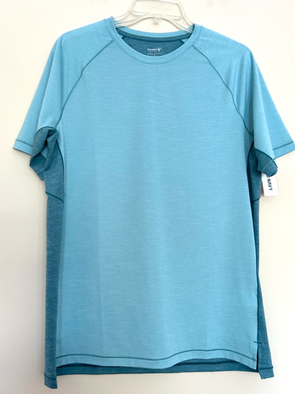 NWT Old Navy Active Performance Vent Men’s Blue Athletic Tee Shirt